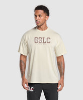 Script Graphic T-Shirt Ecru White