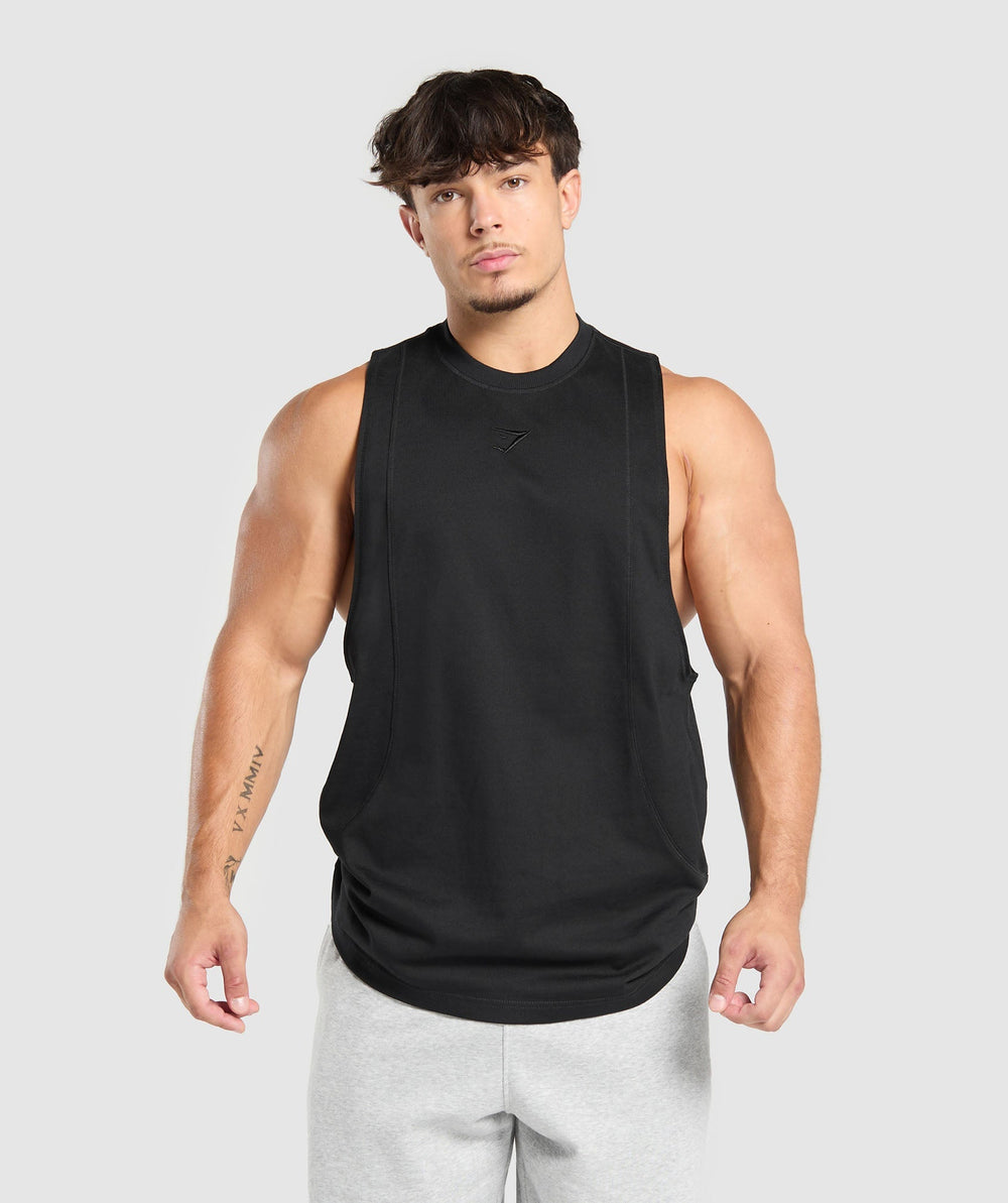 Premium Lifting Drop Arm Tank Black