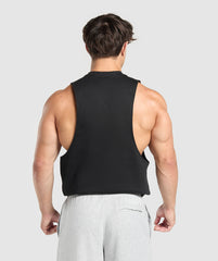 Premium Lifting Drop Arm Tank Black