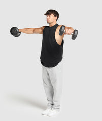 Premium Lifting Drop Arm Tank Black