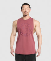 Legacy Drop Arm Tank Washed Berry Pink
