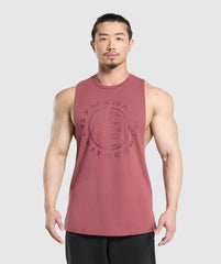 Legacy Drop Arm Tank Washed Berry Pink