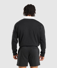 Rugby Shirt Black/White