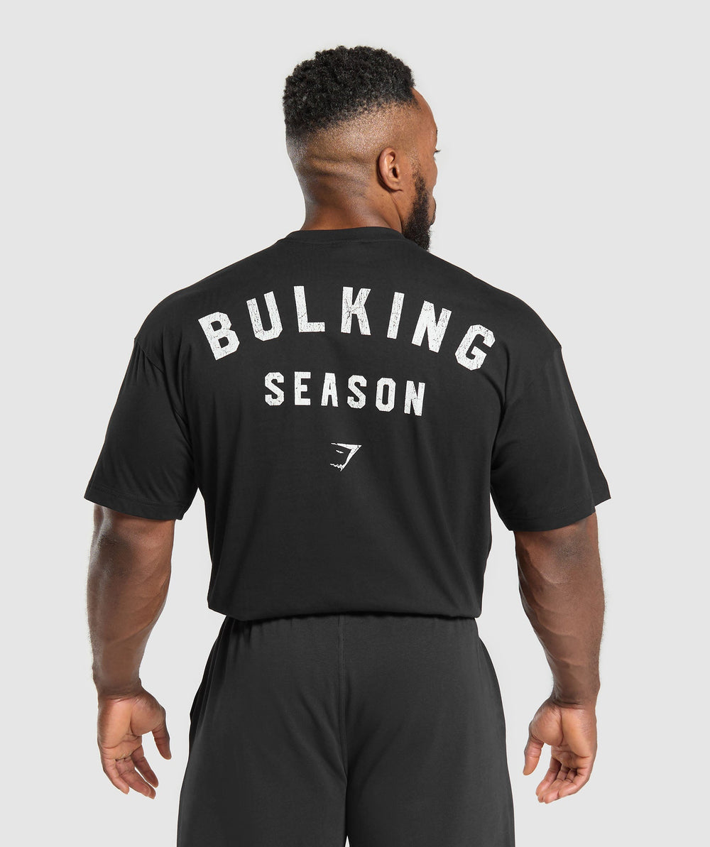 Bulking Season T-Shirt Black