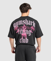 Lifting Club T-Shirt Black/Dolly Pink