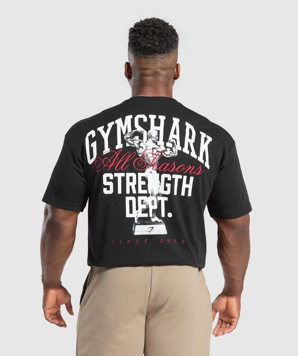 Trophy Graphic T-Shirt Black
