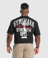 Trophy Graphic T-Shirt Black