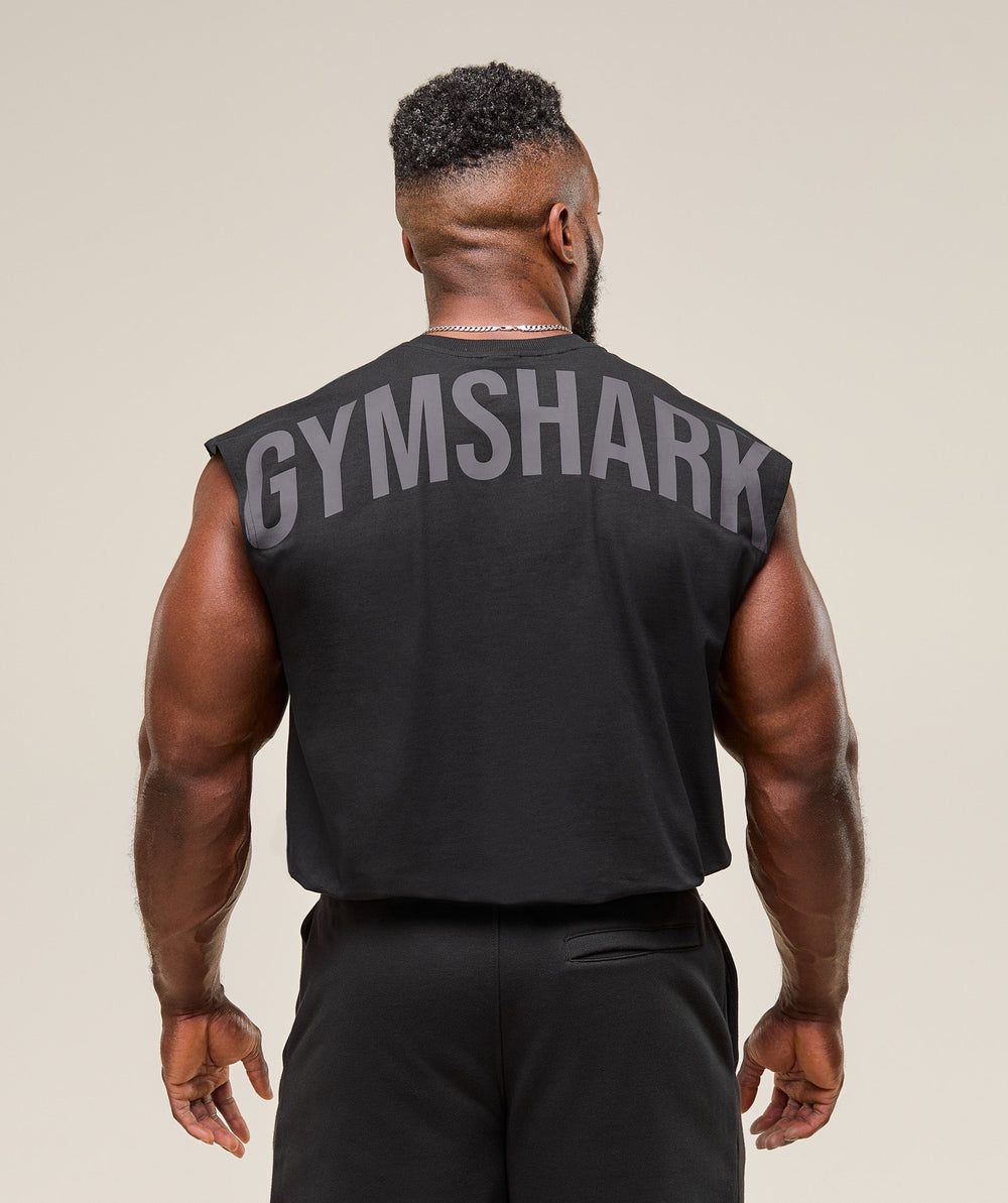 Power Cut Off Tank Black
