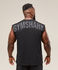 Power Cut Off Tank Black
