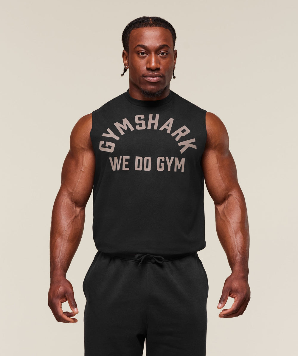 We Do Gym Tank Black