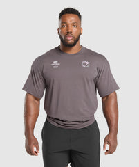 Strength and Conditioning T-Shirt Brushed Purple