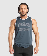 Mesh Tank Titanium Blue