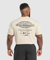 Worldwide T-Shirt Cream Beige