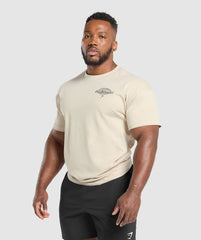 Worldwide T-Shirt Cream Beige