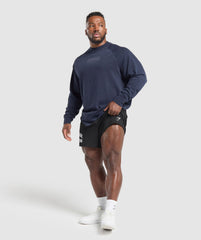 Heavyweight Long Sleeve T-Shirt Heavy Blue/Wash