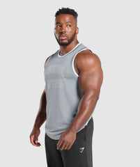 Mesh Tank Denim Grey