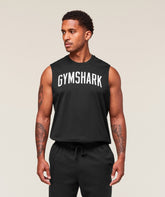 Worn Graphic Tank Black