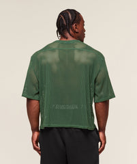 Mesh Oversized T-Shirt Classic Green