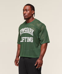 Mesh Oversized T-Shirt Classic Green