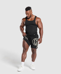 Varsity Graphic Shorts Black