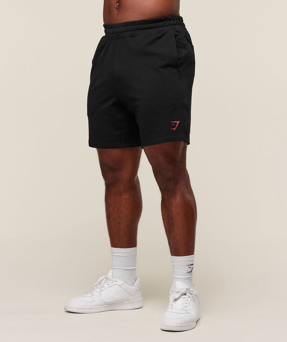 Prime 7" Shorts Black/Vivid Red