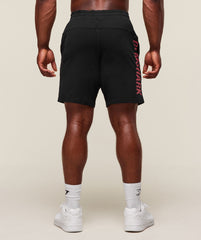 Prime 7" Shorts Black/Vivid Red