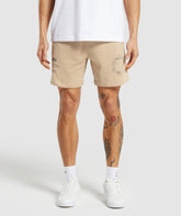 Strength and Conditioning 7" Shorts Vanilla Beige