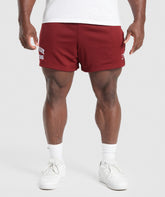 Lifting Mesh 5" Shorts Sets Red