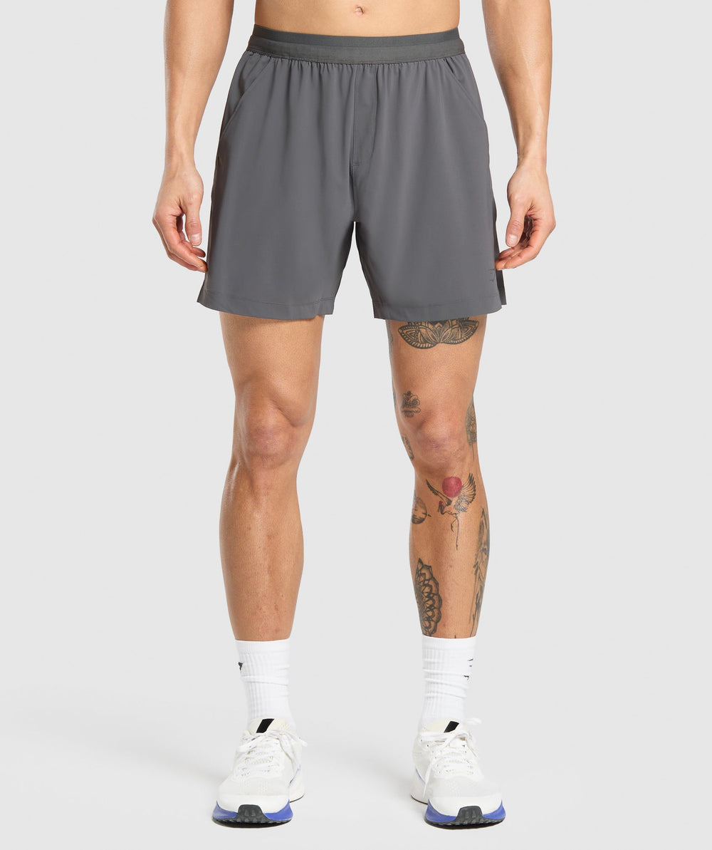 Hybrid 6" Shorts Graphite Grey