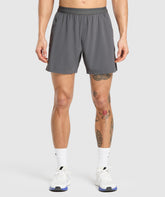 Hybrid 6" Shorts Graphite Grey