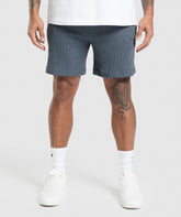 Waffle Shorts Titanium Blue