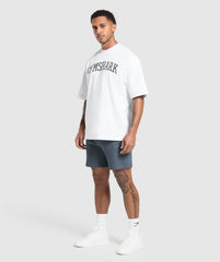 Waffle Shorts Titanium Blue
