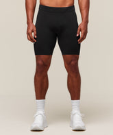 everywear Warp Knit Half Tight Black