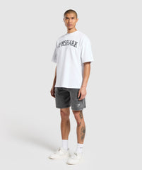 Washed Jersey 9" Shorts Black
