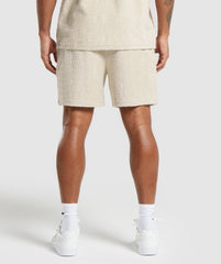Towelling 7" Shorts Pebble Grey