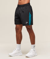 Sport 7" Shorts Black/Functional Teal