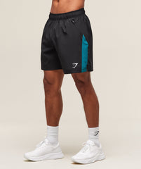 Sport 7" Shorts Black/Functional Teal