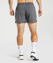 Sport 5" Shorts Silhouette Grey/Black