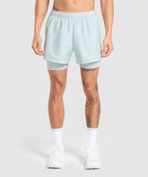 Running 2 in 1 Shorts Cool Blue