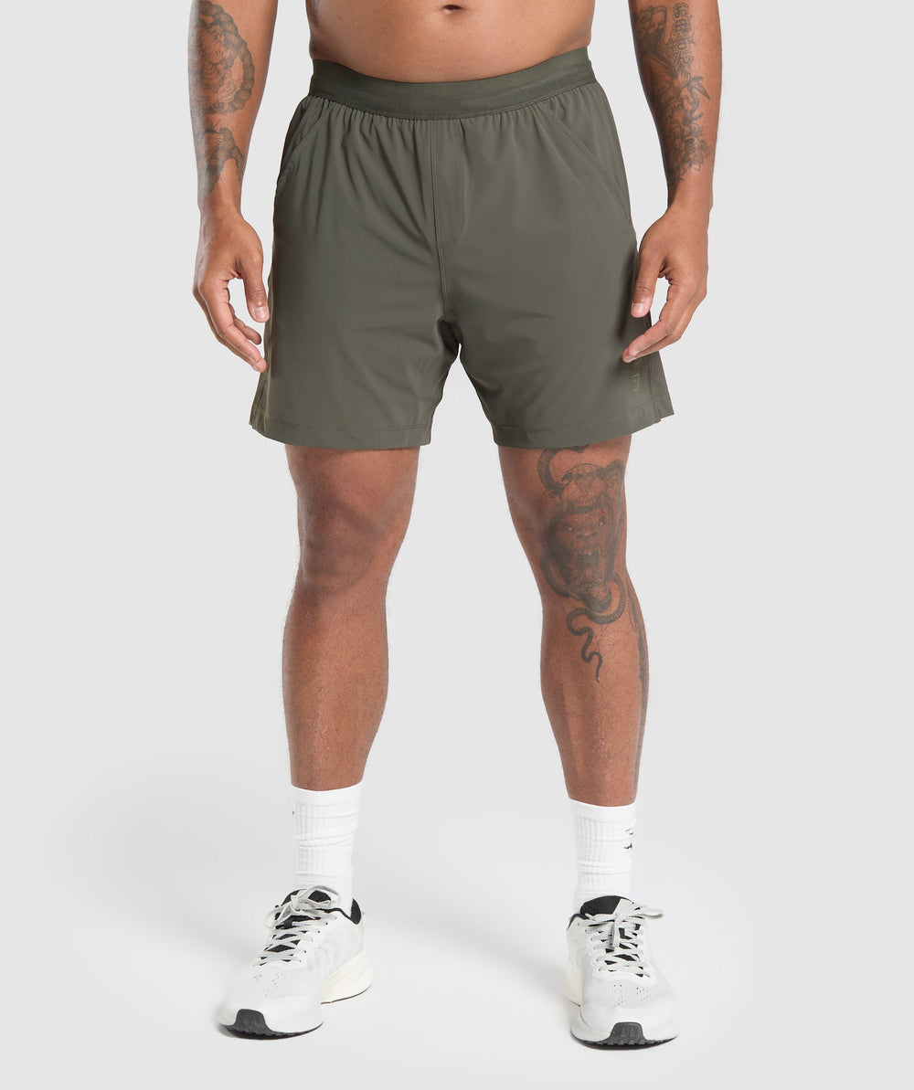 Hybrid 6" Shorts Strength Green