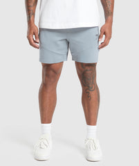 Interlock Tech 6" Shorts Denim Grey