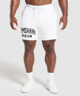 XXL Graphic Shorts White