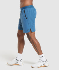 Apex 7" Hybrid Shorts Utility Blue