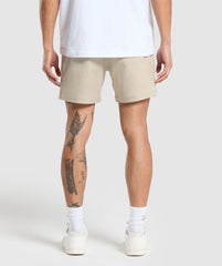 Rest Day Woven Shorts Pebble Grey