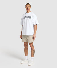 Rest Day Woven Shorts Pebble Grey