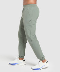 Ease Woven Joggers Unit Green