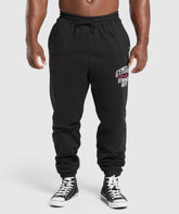 Trophy Graphic Joggers Black