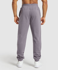 Global Lifting Oversized Essential Joggers Fog Purple