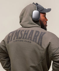 Heritage Washed Hoodie Strength Green