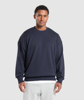 Rest Day Essentials Crew Heavy Blue